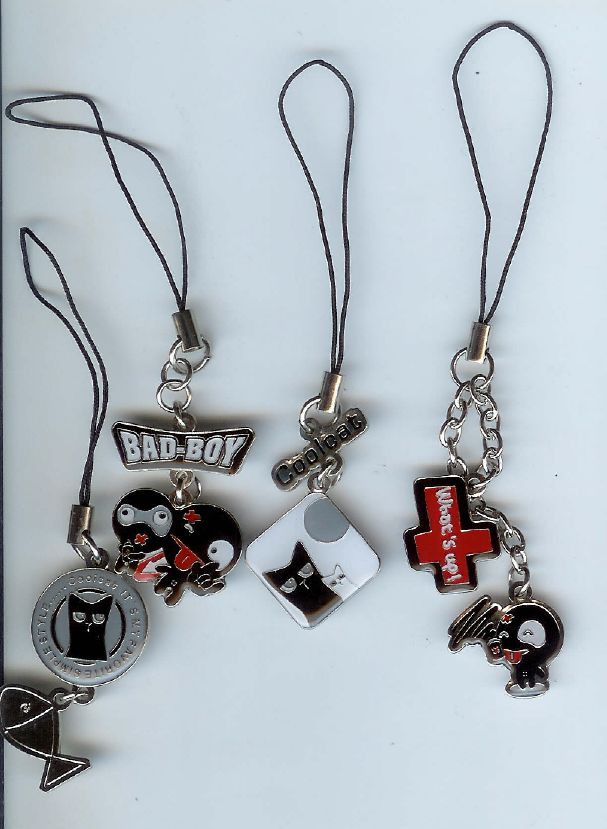 供应金属滴胶印刷手机挂件