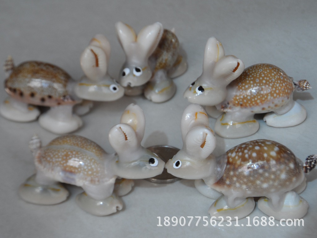 海螺贝壳工艺品恐龙摆件创意小礼品批发小动物江湖地摊暴利小商品