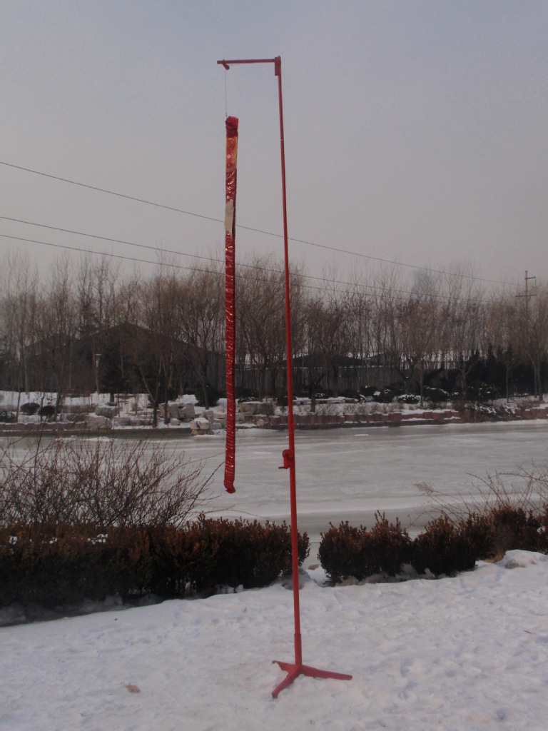 供应鞭炮燃放架 立柱单臂式鞭炮燃放架