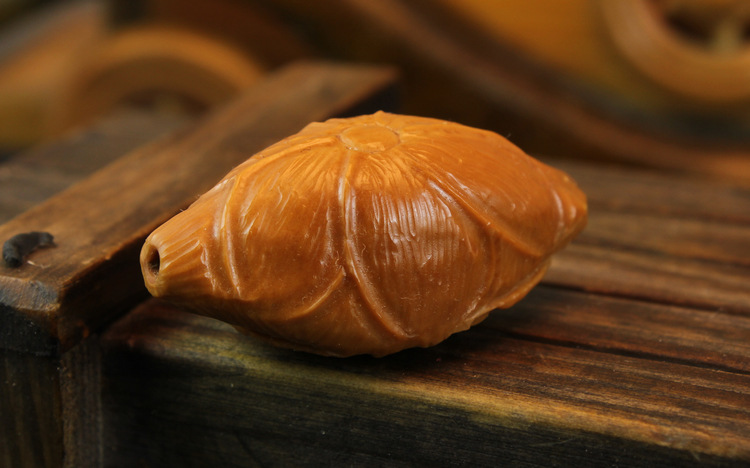 仿苏工名家橄榄胡橄榄核雕刻核雕荷叶弥勒佛手串手链图片_14