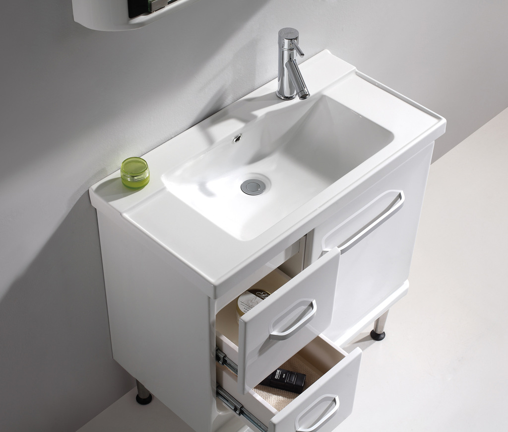 江南洁具 b80卡罗浴柜亚克力浴室柜洗脸盆