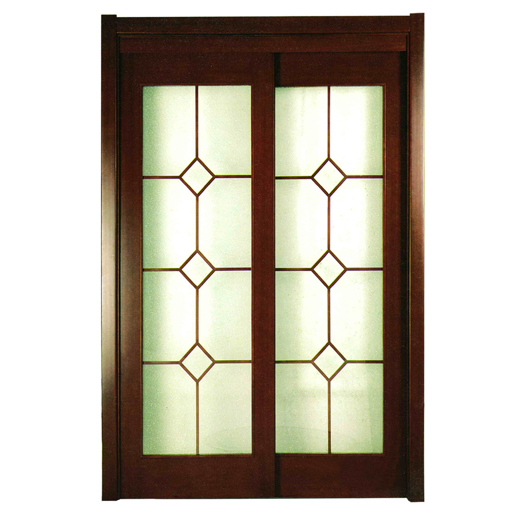 供应优质原木推拉门 原木移门