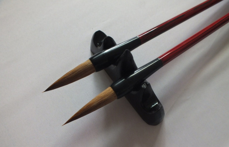 毛笔批发 精品大狼毫 中小学生和水写布专用毛笔 量大可订做