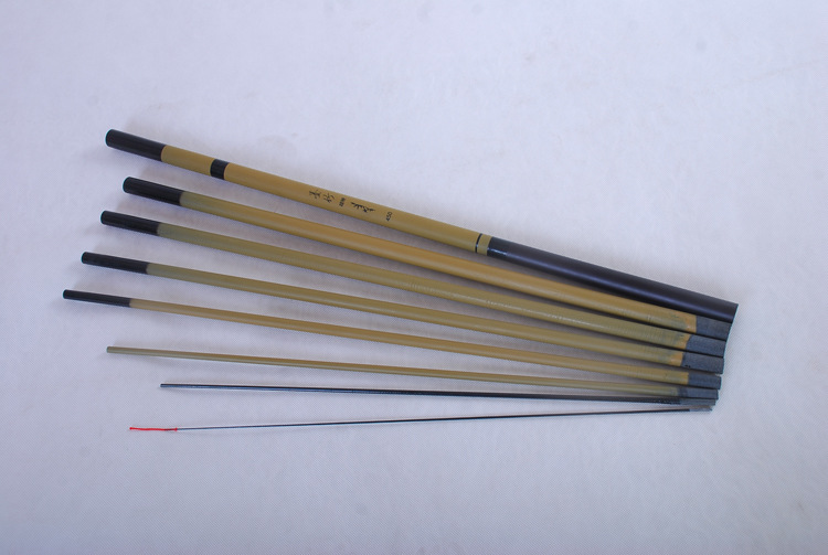 墨竹3.6-5.4米玻璃钢鱼竿 超硬 特价 渔具批发 溪流竿 手竿