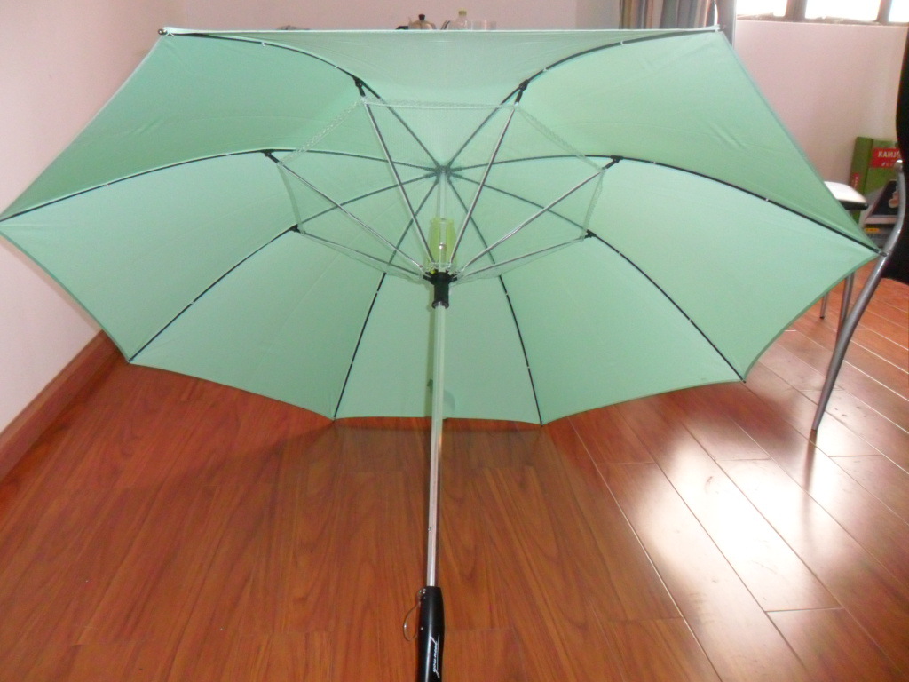 【紫琪伞业特价供应】可旋转式风扇 伞夏日清凉遮阳伞 风扇伞