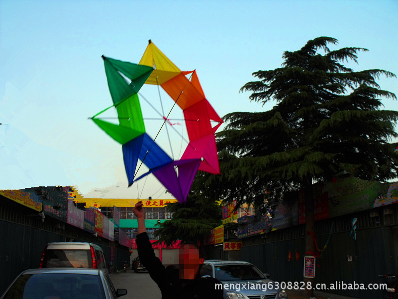 小额微利批发潍坊现代风筝 立体八角风筝 微风起飞 工艺上乘