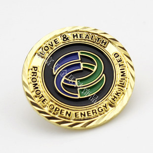 高档徽章定做司徽企业徽章定制金属徽章制作个性胸章团