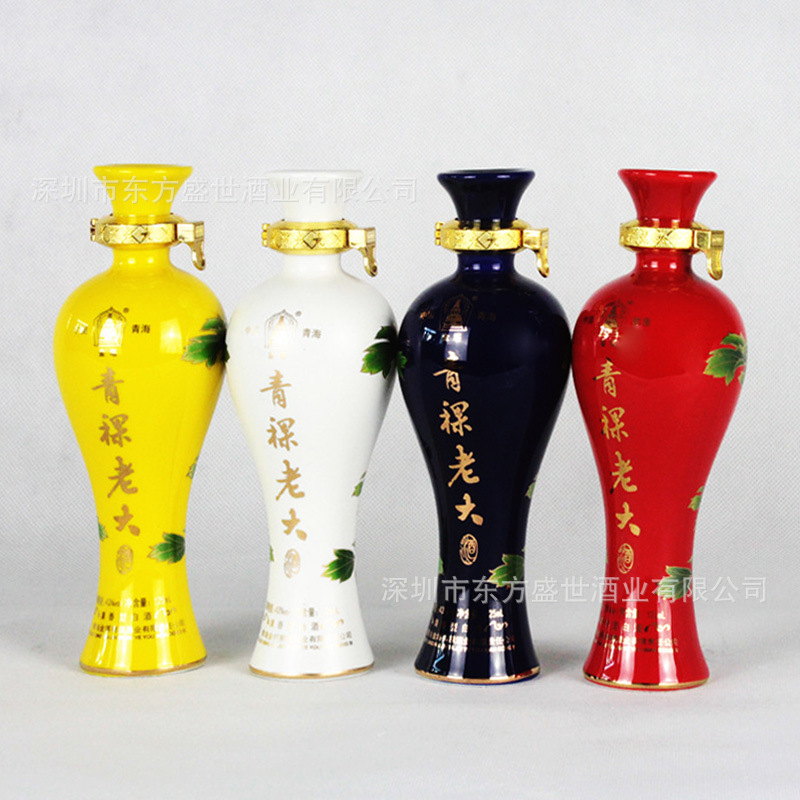 43度青稞老大金塔青稞酒125ml 清香型白酒批发 商务礼品酒