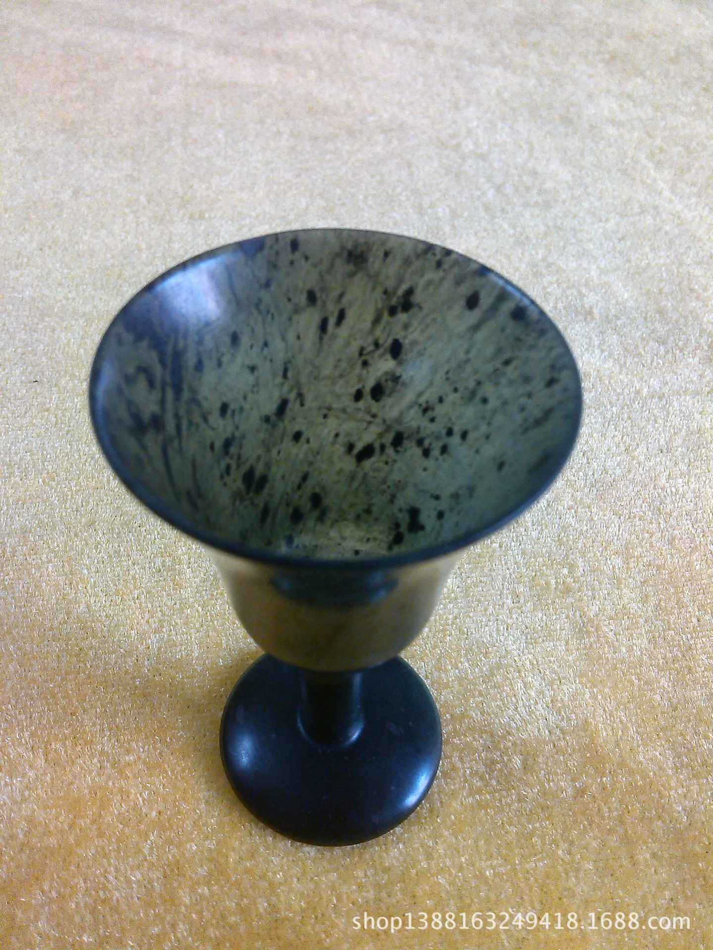 厂家特供 甘肃酒泉祁连 武山鸳鸯玉夜光杯 精品小号酒杯套装