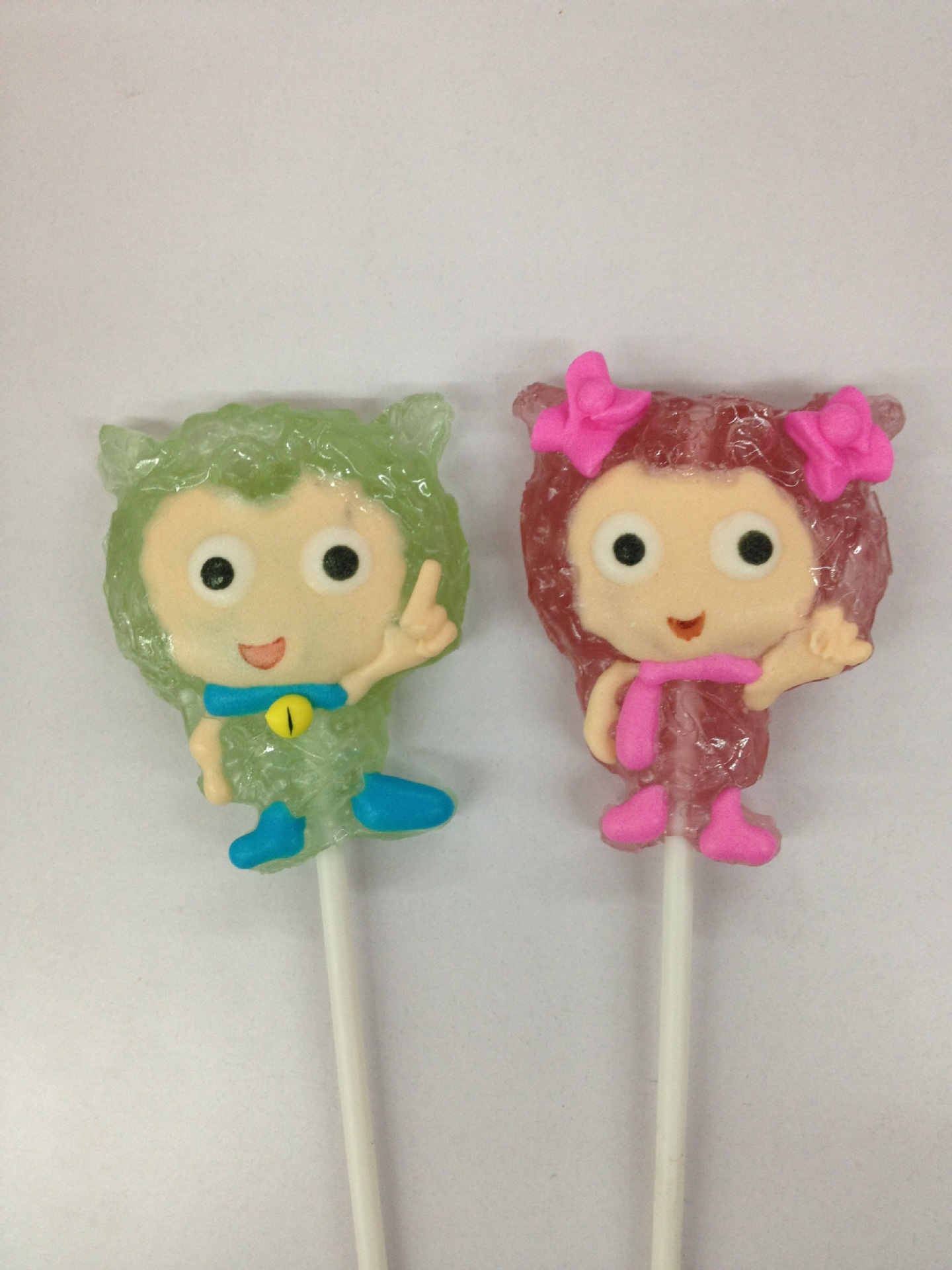 喜羊羊与灰太狼棒棒糖造型硬糖28支一盒