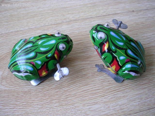 80后怀旧产品 上链铁皮青蛙 发条玩具批发