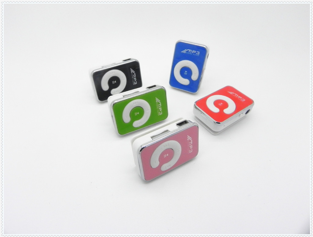 mp3 手机内存卡mp3 新电镀c夹 无屏mp3