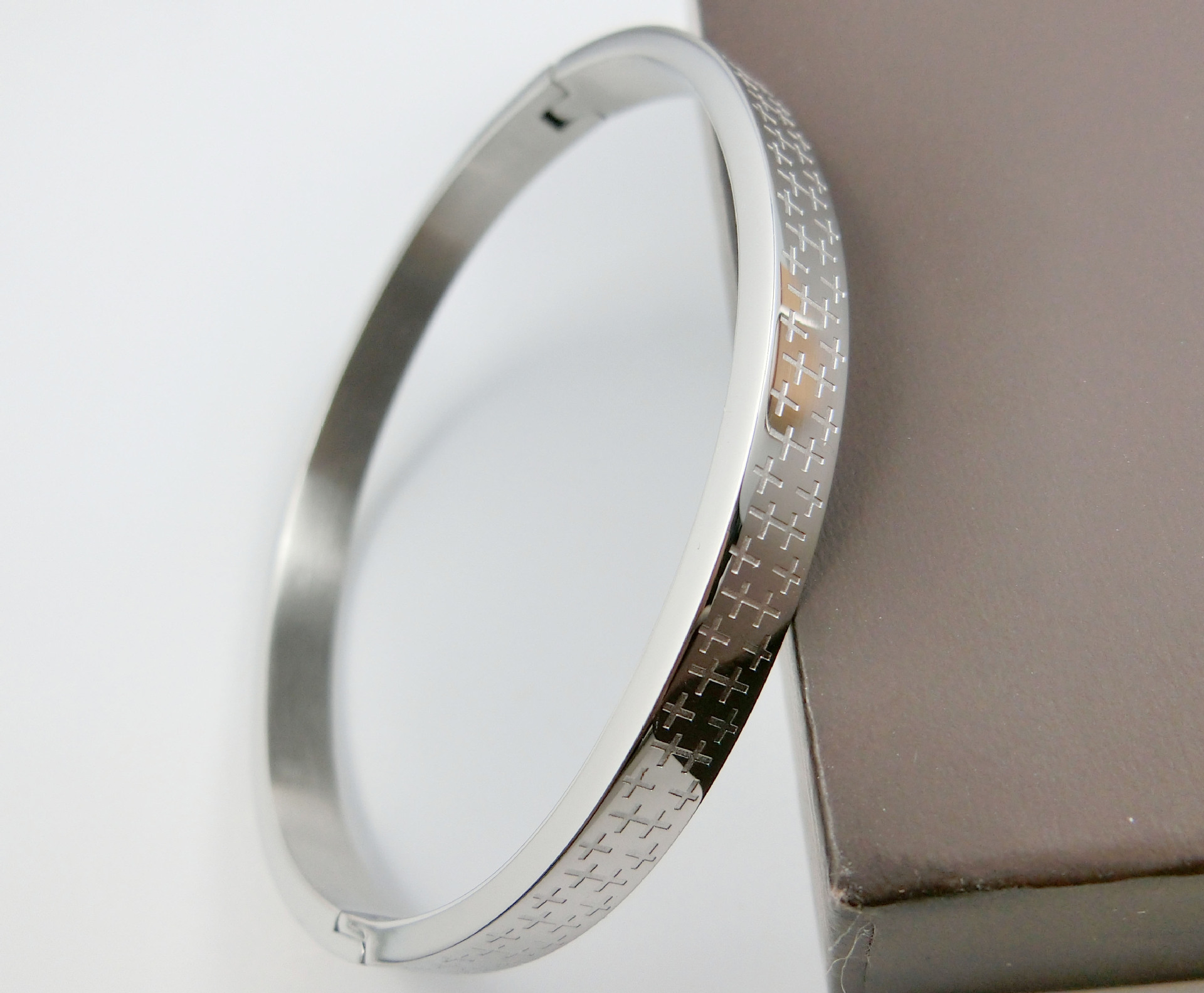 时尚饰品批发 情侣手镯 韩国流行爆款 纯钢手镯