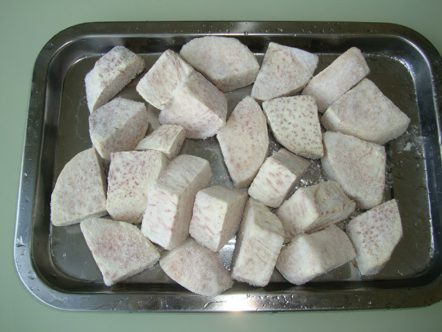 油炸槟榔芋角 冷冻芋块 速冻食品 厂家供应