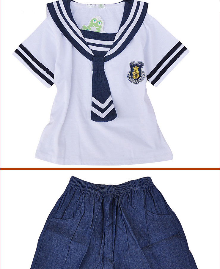 nv103 2013新款小學生校服套裝 幼兒園園服 夏款韓版時尚校服