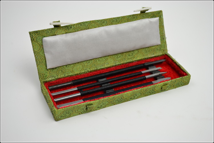 吴昌硕4件套篆刻刀 印章石刻字石刻篆刻工具套装雕刻刀