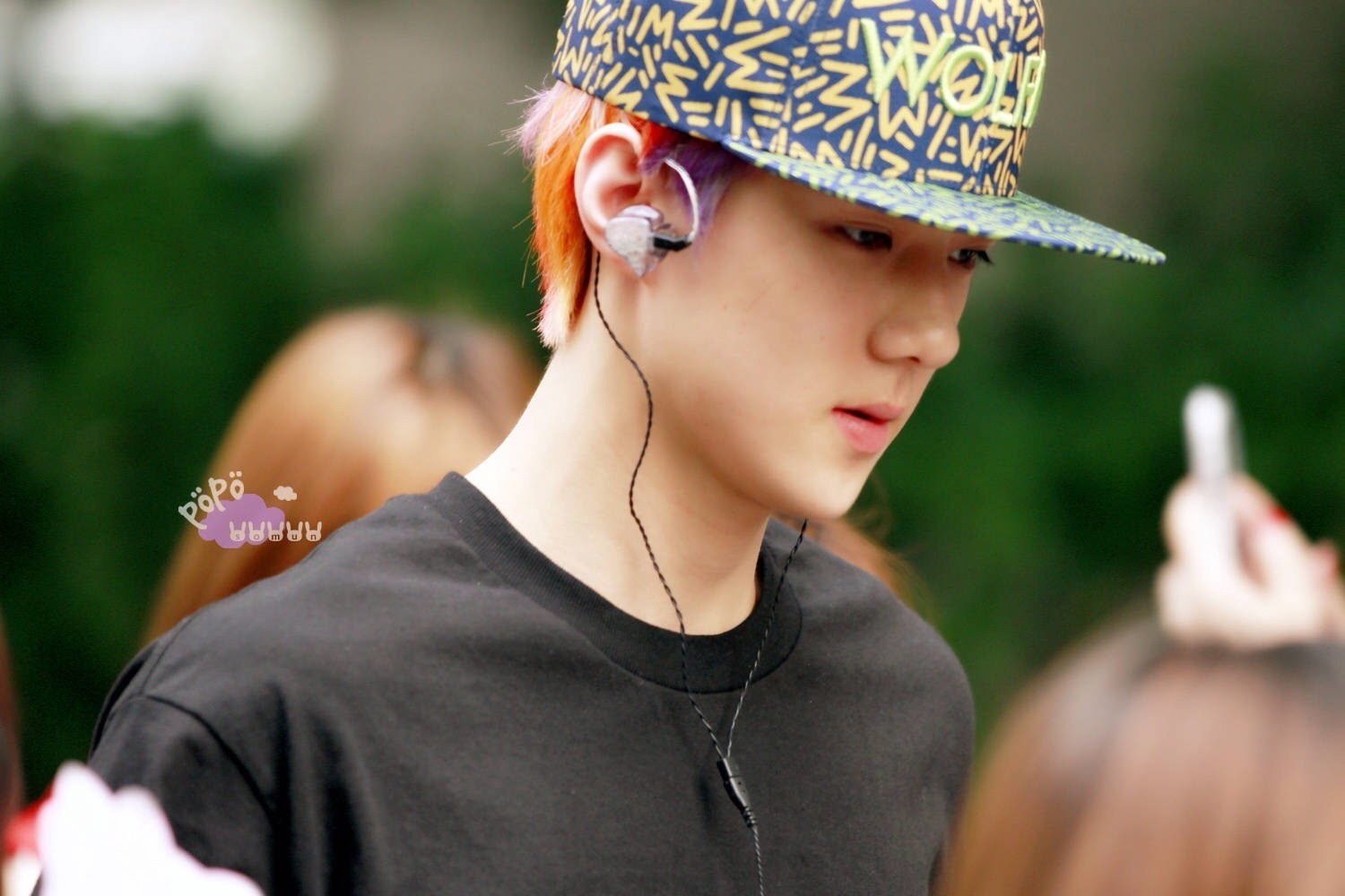 exo周边吴世勋同款帽子exo wolf棒球帽滑板鹿晗平沿帽棒球帽