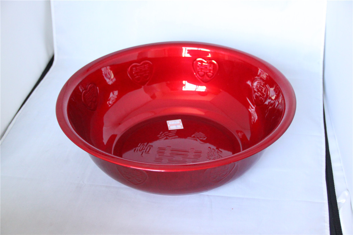 搪瓷不锈钢脸盆,充满喜庆色彩,款式新颖,样式独特