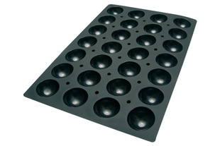 批发采购烘焙模具,蛋糕模具- 意大利矽胶软膜 28连半球型矽胶模批发