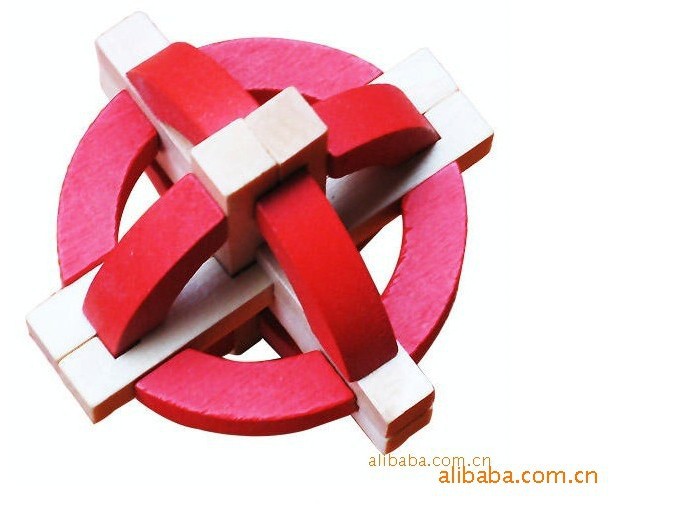 批发成人益智玩具 孔明锁系列地球仪 益智拆装组合老少皆宜    鲁班锁