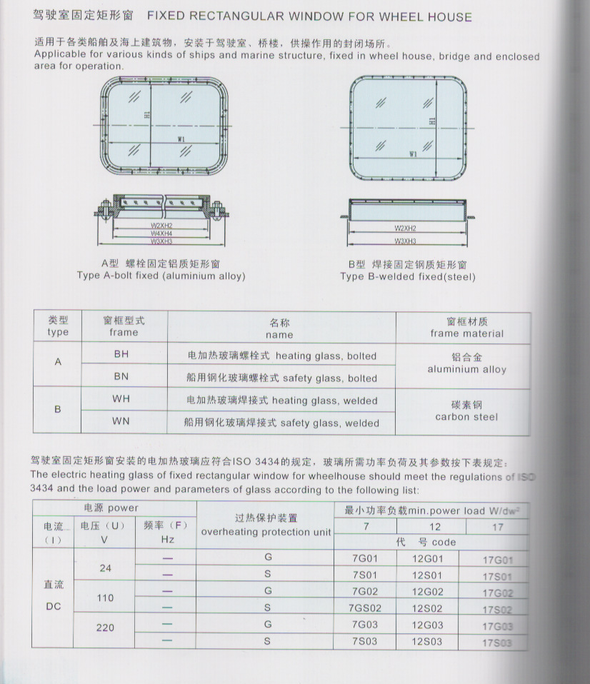 【【批发零售】供应船用固定矩形窗 CB/T3226-95矩形窗 振和矩形窗】价格,厂家,图片,其他船用五金配件,南京市振和船舶配件有限公司-马可波罗网