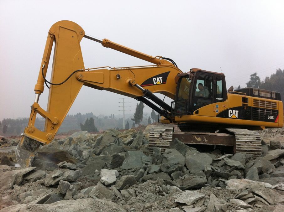 cat345岩石臂 短臂 鹰嘴臂 专挖风化石 岩石臂生产厂家图片,cat345