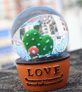 韩国文具批发 青壹坊 多肉水晶球-小号 可爱植物摆件 tr12-150c