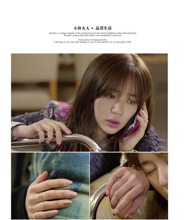 想你尹恩惠李秀妍zoe同款戒指韩版潮人女麻花扭纹细 尾戒 食指戒