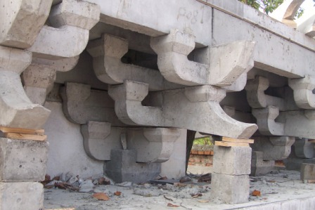 【厂家专供】优质水泥成品斗拱 铭振古建材料