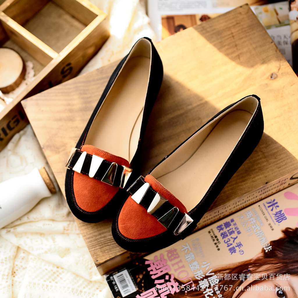 甜美日系学院风平底单鞋 公主鞋 春秋女鞋 单鞋