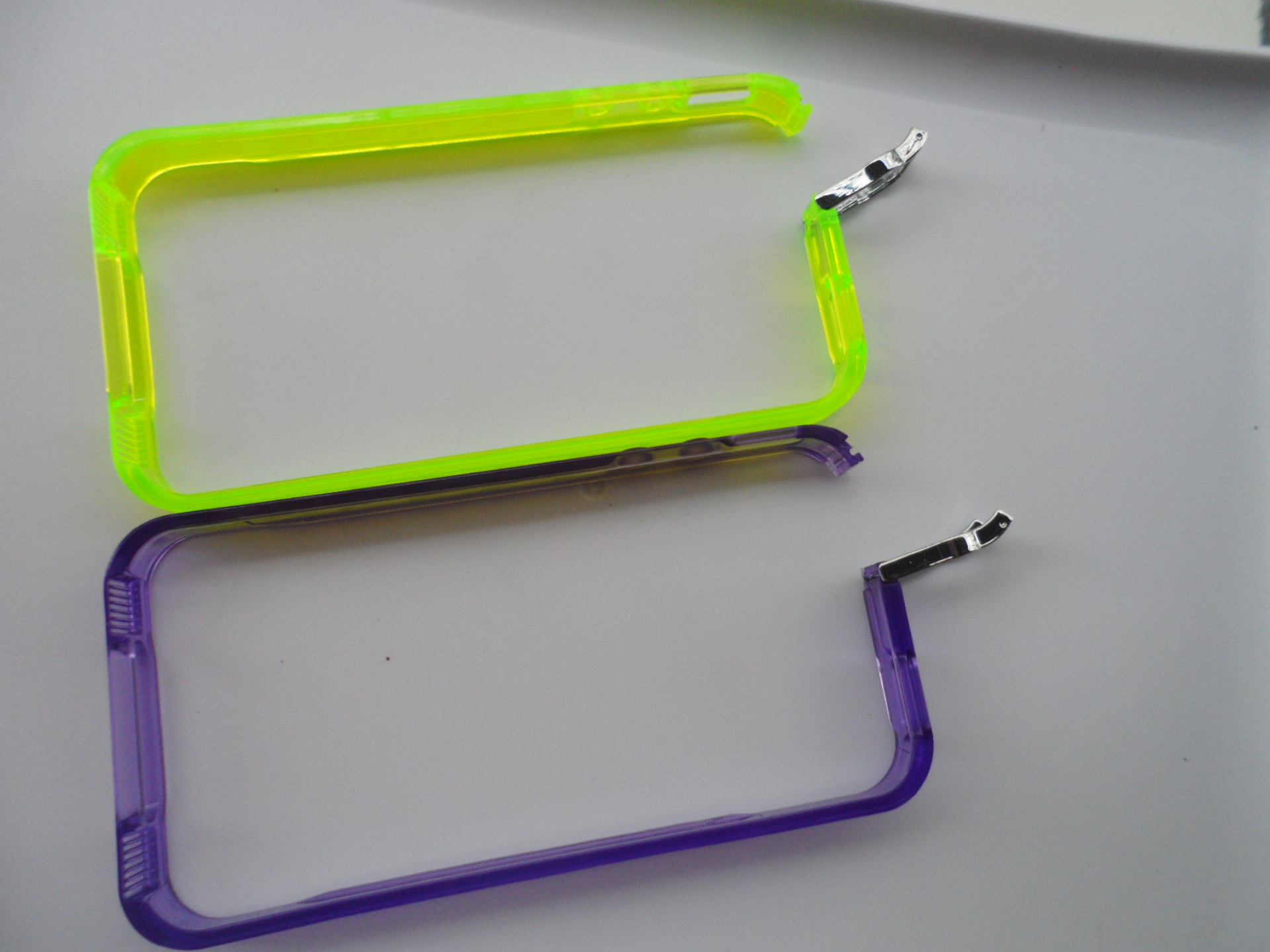 iphone44s透明边框彩色边框塑料边框苹果4代手机保护框外壳