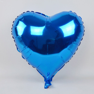 批发采购气球-18寸天和铝箔光板心形---蓝色批发采购-气球尽在