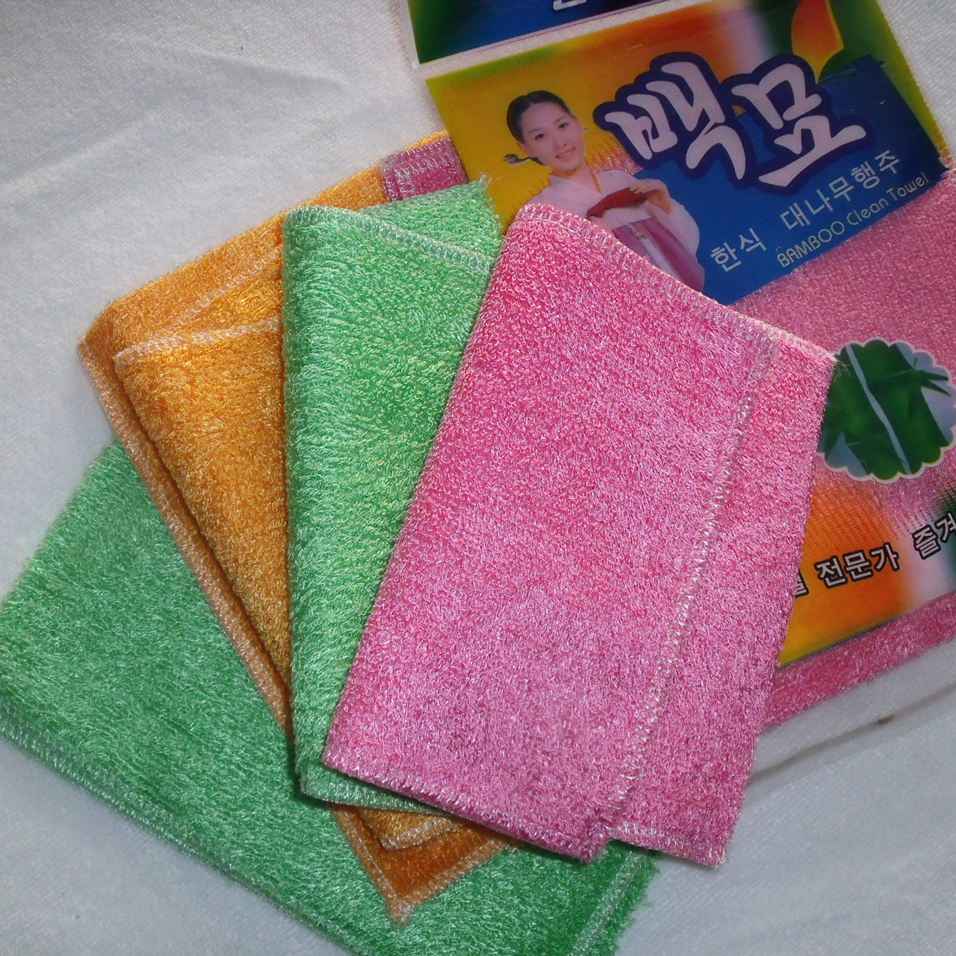 巾厂 纯木纤维刷碗巾 18*22 27*30 厂家直销不沾油-「百洁布/洗碗巾