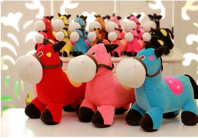 马年吉祥物 生肖马公仔玩偶毛绒玩具马年会礼品娃娃 新年礼物