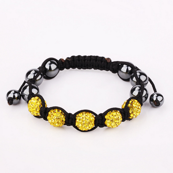 2013厂家直销/香巴拉手链/shamballa bracelet满钻闪亮手链定做