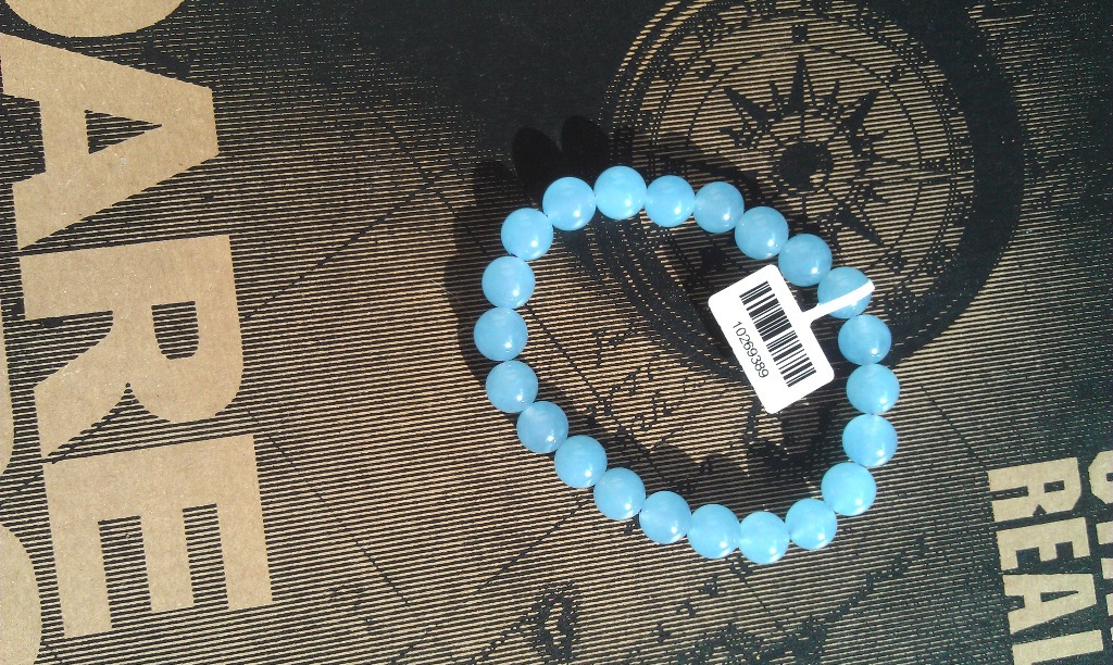 【巴西进口】天然极品蓝玉髓手链