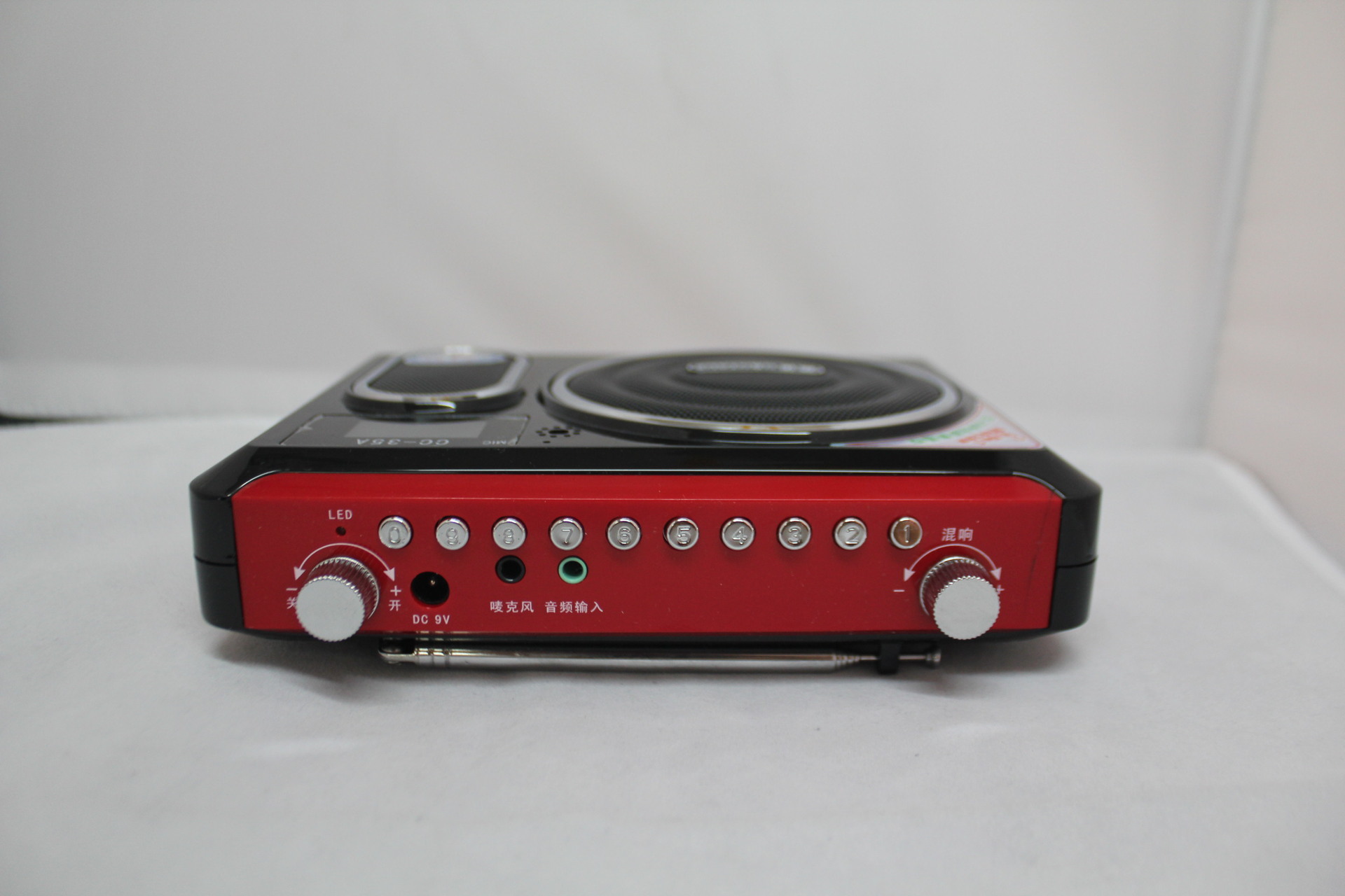 批发 金正cc-35a扩音唱戏机3.5寸大喇叭远距离遥控歌词显示