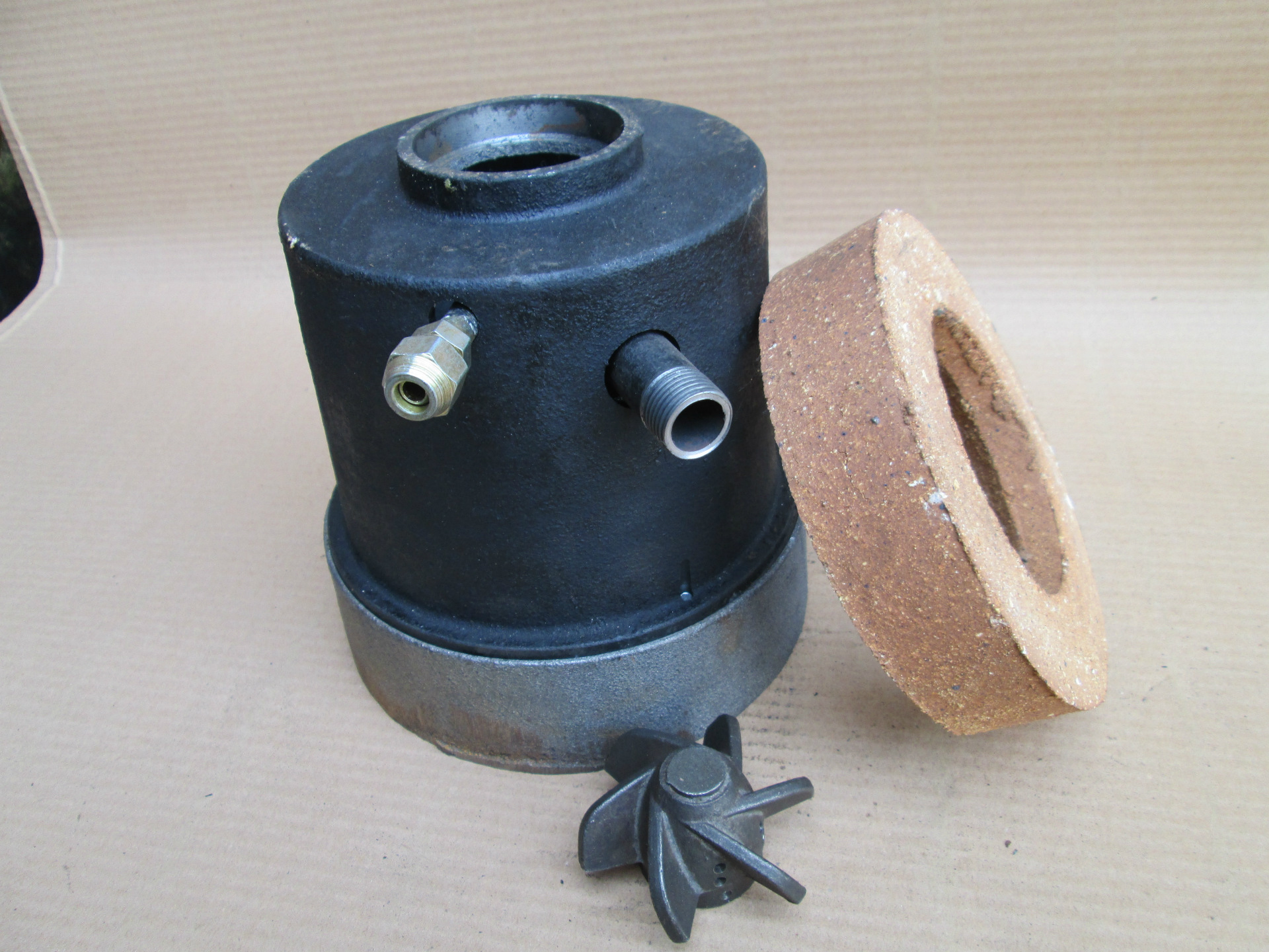 100#无烟两用炉头 厂家供应 炉具配件 煤气炉 节能炉头 铸铁炉头