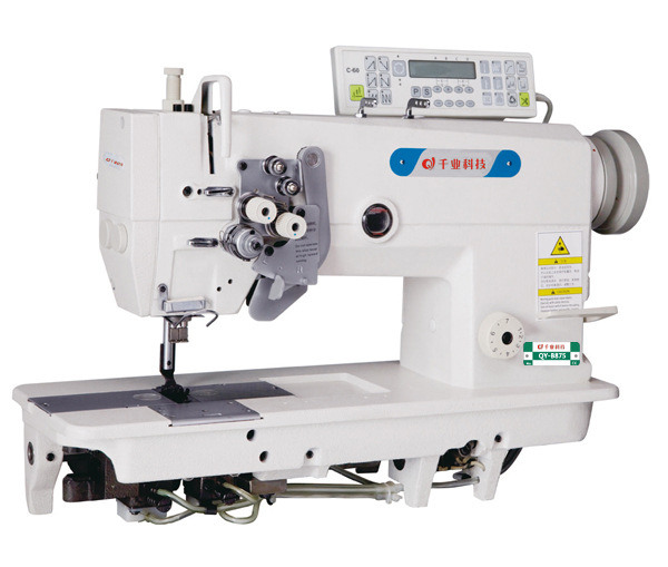 厂家直销 电脑自动双针机 重机款电脑针送料厚料双针工业缝纫机