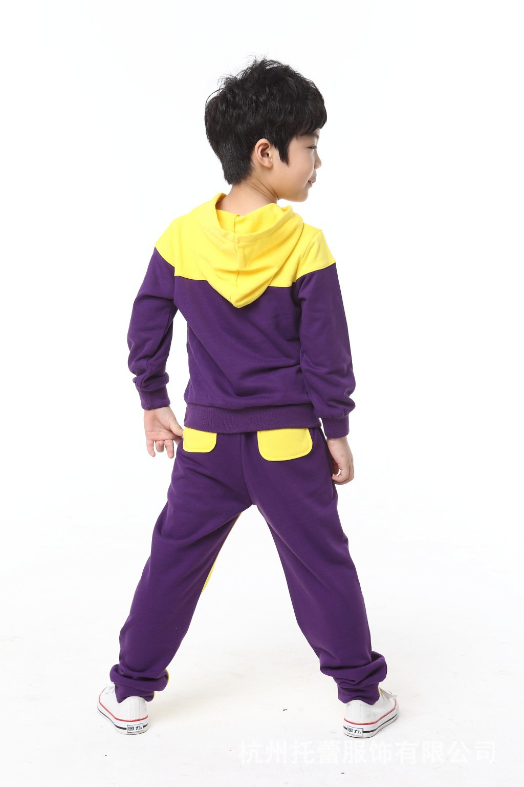 【兰州校服厂家 冬季幼儿园,小学园服 全棉拼接