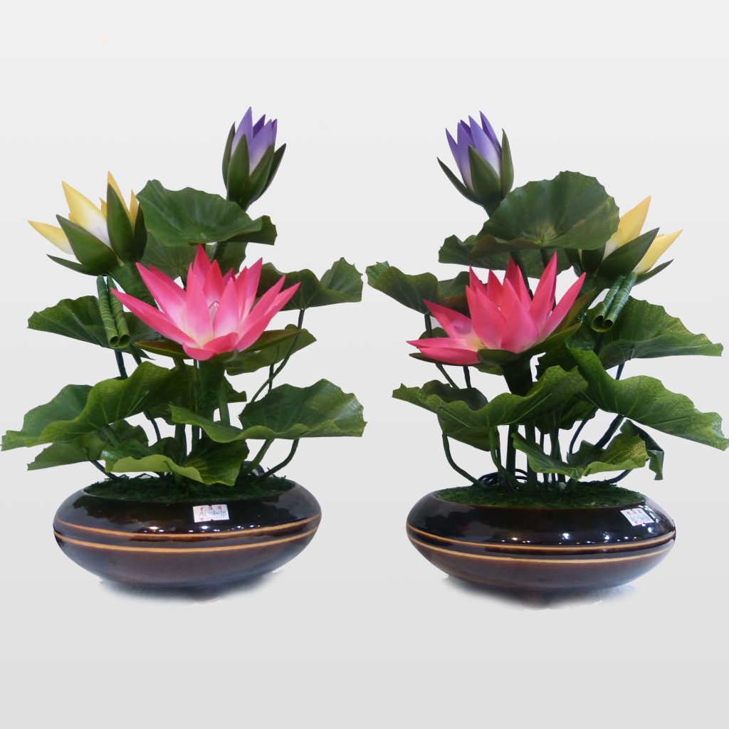 al-3007b香水莲花灯 绸缎莲花 款式新颖 k2142