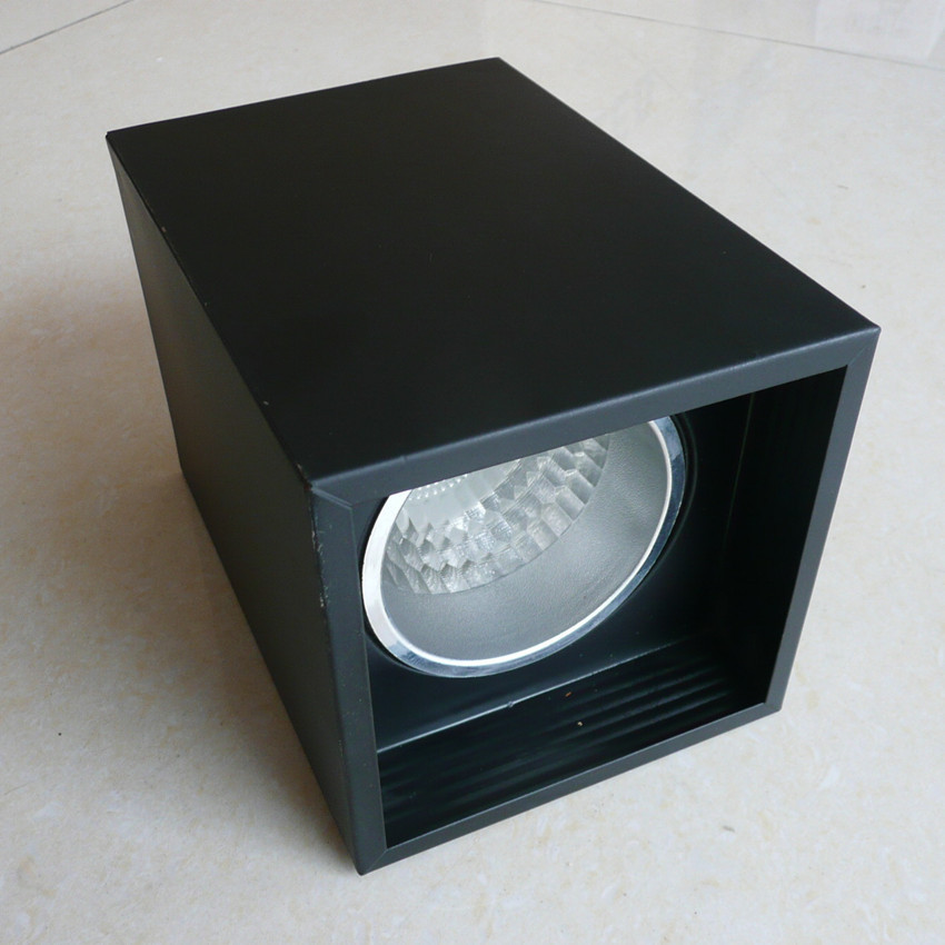 5寸 4寸 5寸 6寸 8寸黑白色明装方形筒灯