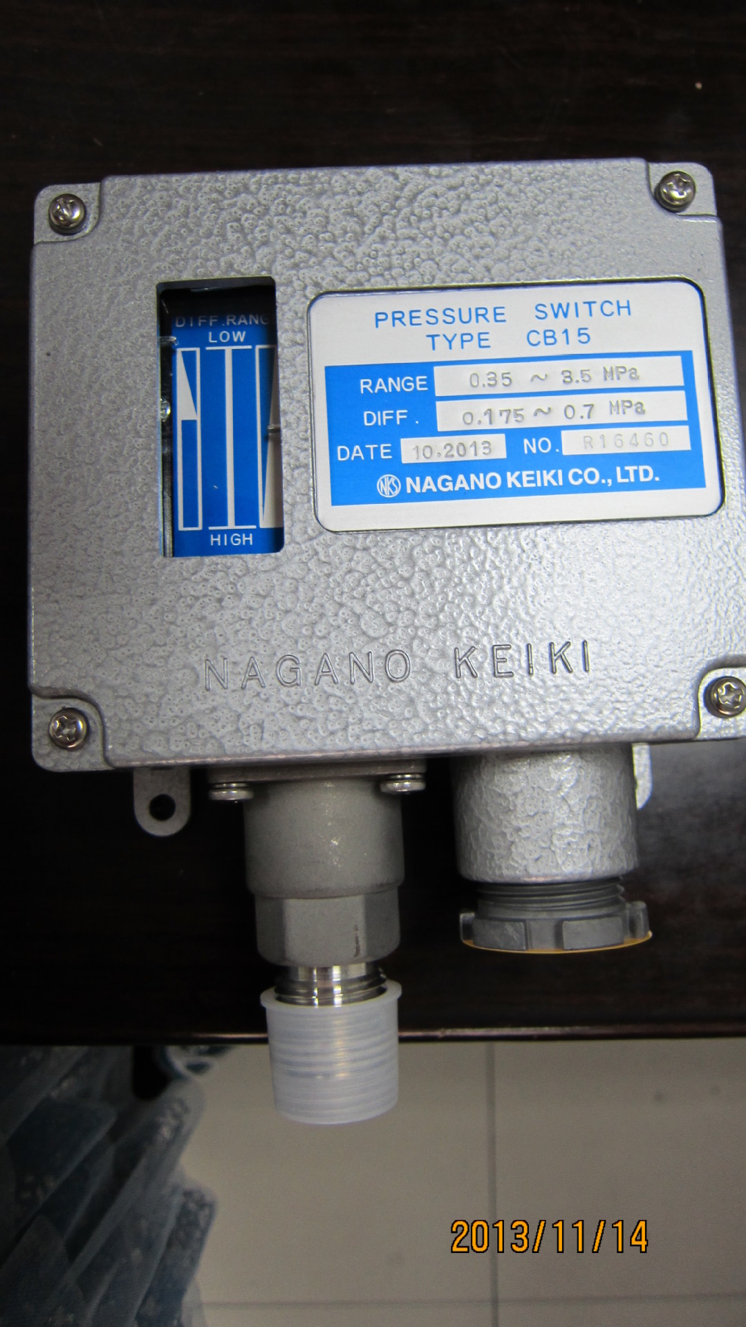 cb15压力开关,nks压力开关,长野计器压力开关,cb15开关图片_3