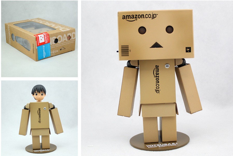 四叶妹妹 13cm大号纸箱人 阿楞 逊亚版 手办 动漫周边