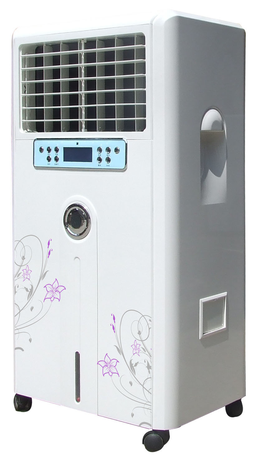玖利达家用移动式环保空调冷风机3500风量白色花纹