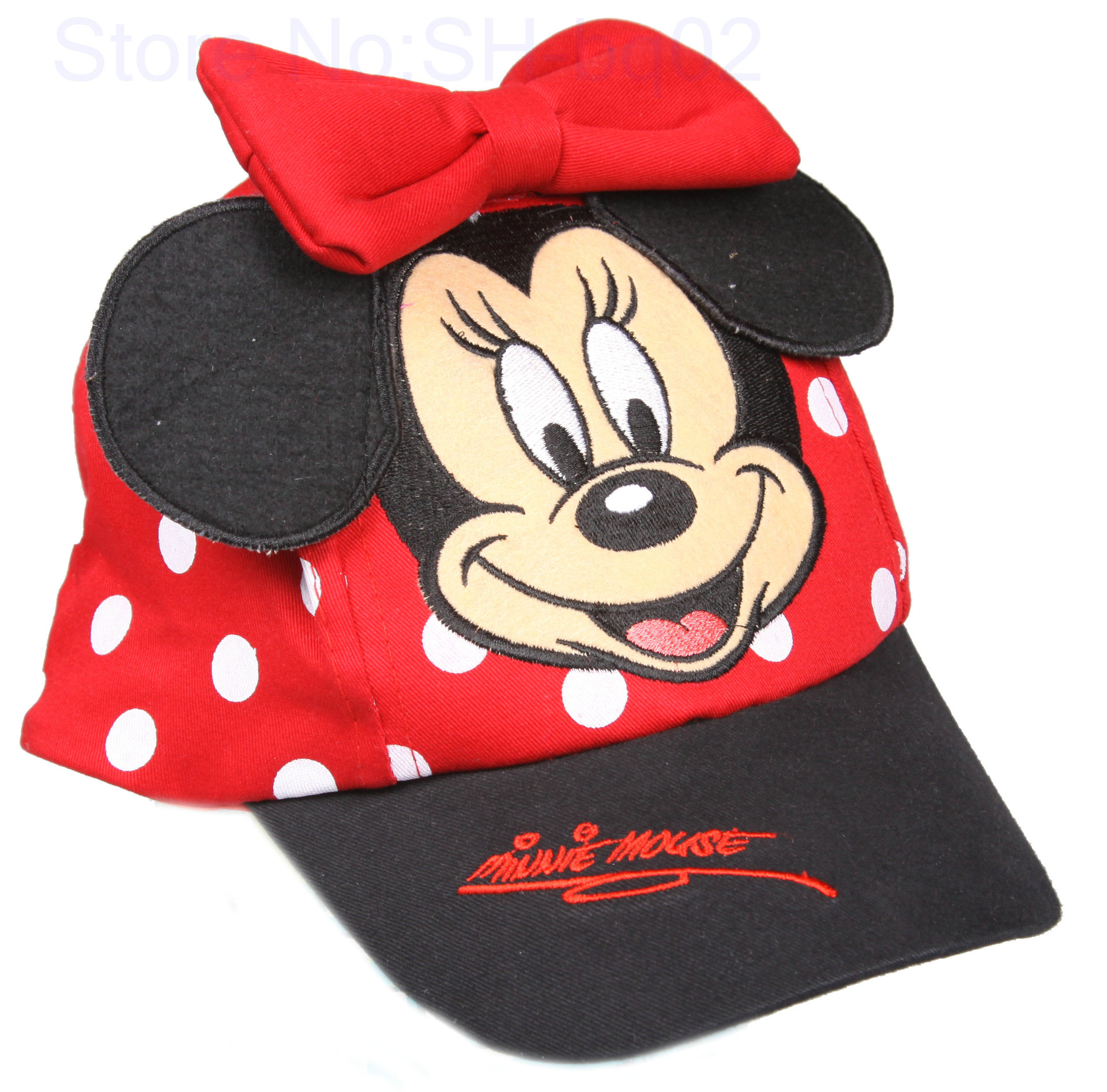 服装鞋帽箱包,钟表眼镜 服饰 帽子 小额批发 欧美款 儿童卡通 米妮