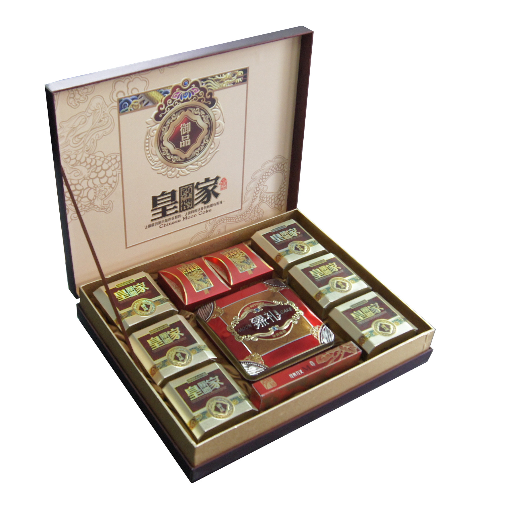 各种馅料月饼世纪大盛华皇家尊礼礼盒装量大优惠厂家货源