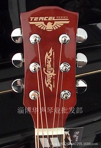 供应sk电箱琴吉他 思凯41寸民谣吉他 正品