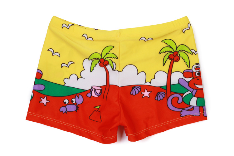 儿童正品泳衣男童宝宝幼儿可爱卡通平角泳裤批发 腰围可系带 913