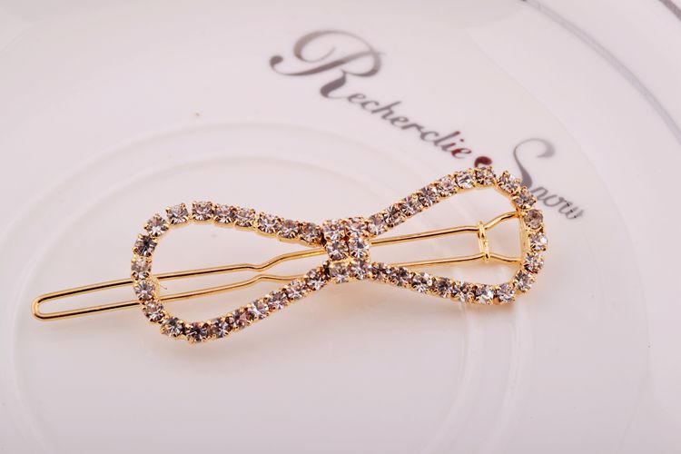 韩版头饰时尚小可爱镂空彩钻青蛙夹 发夹 一字夹 刘海夹 边夹批发